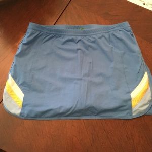 Blue tennis skort